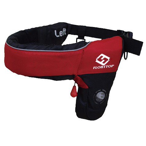 FLOATTOP Adult Belt Pack INFLATABLE LIFE JACKET [RED]